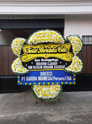 Papan Bunga Duka di Bukit Wolio Indah