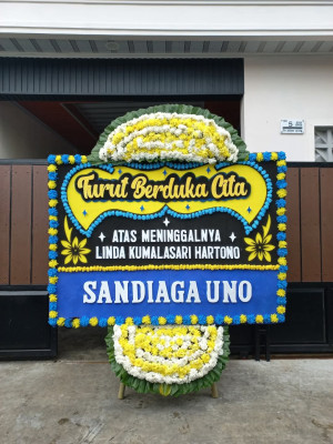 Papan Bunga Duka di Bukit Wolio Indah